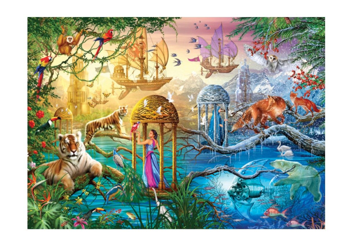 PuzzelMan Ciro Marchetti Shangri La 1000 Piece Jigsaw Puzzle