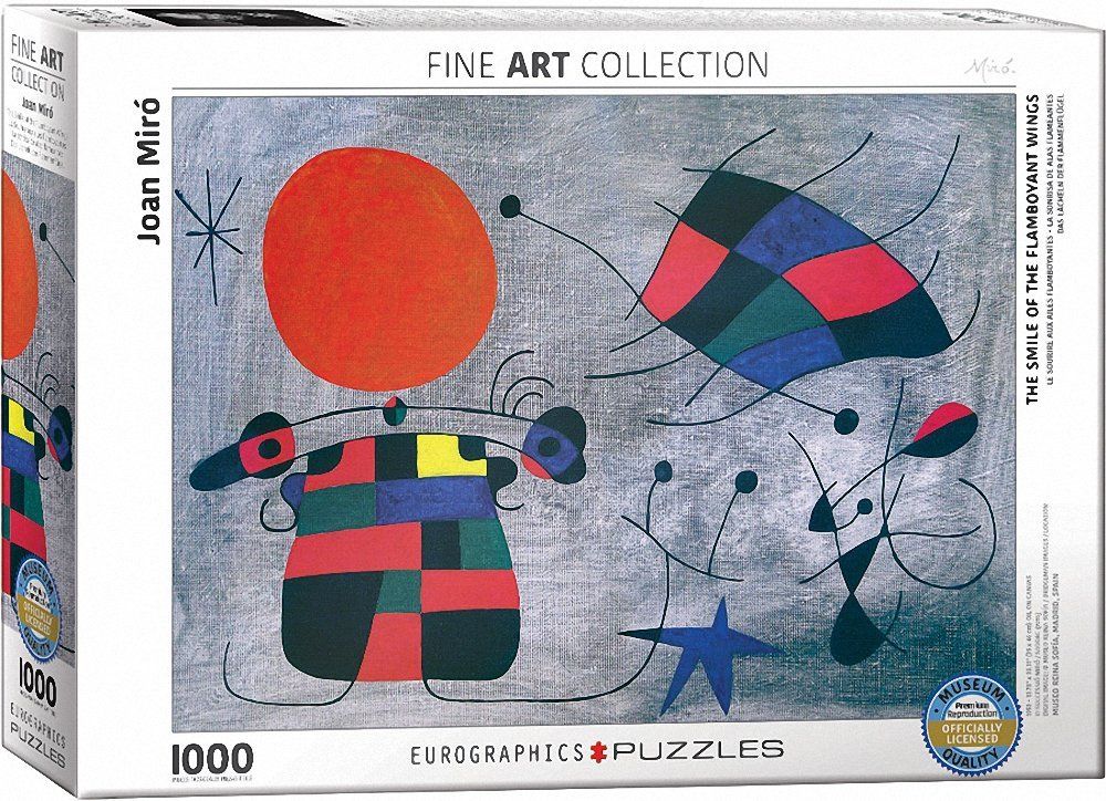 Ravensburger - puzzle mirò: harlequin carnival, art collection